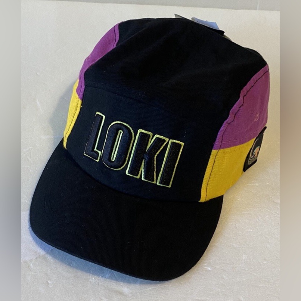Disney Parks 2023 Marvel Adult Loki Master of Mischief Baseball Hat Cap